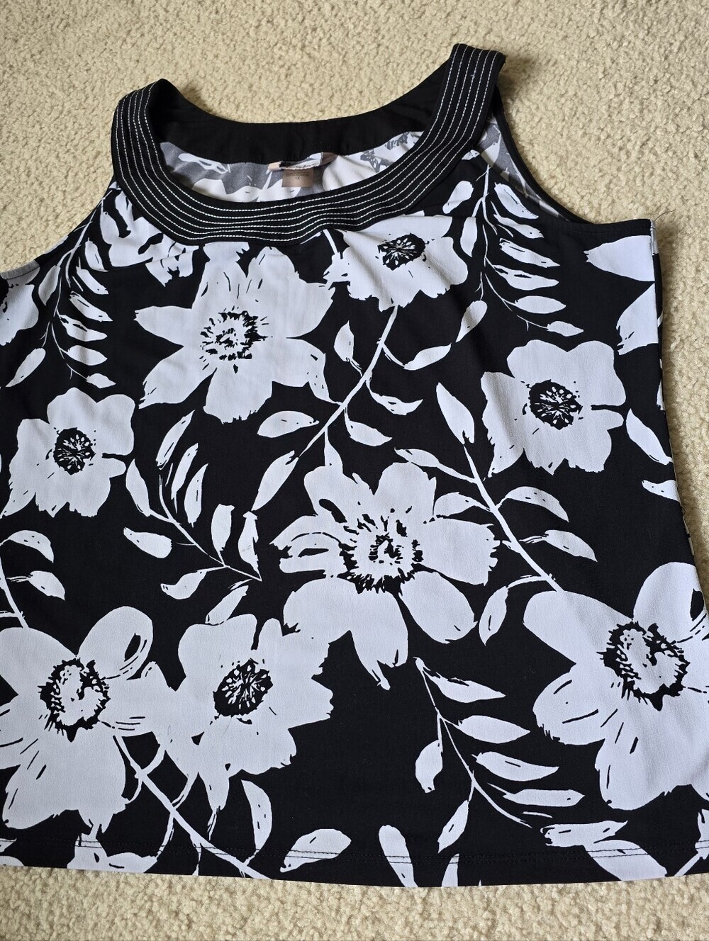 TanJay Sleeveless Blouse Womens Size 1X XXL